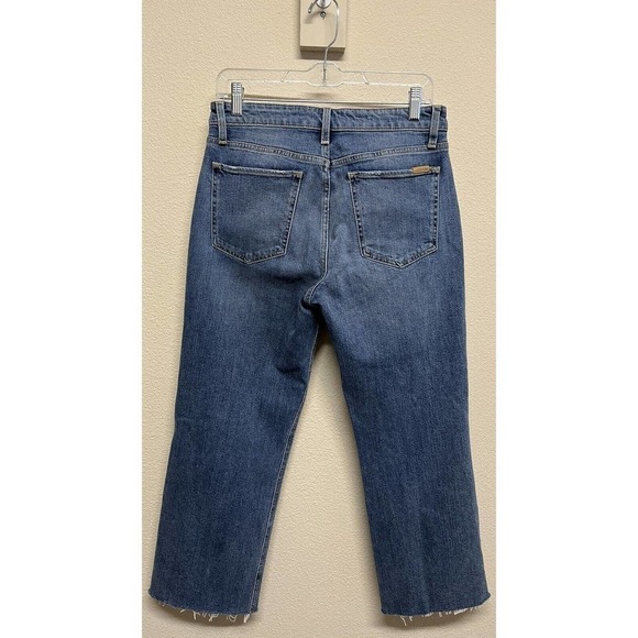 Joe's jeans The Wyatt High Rise Retro Crop Distressed Medium Wash Size 28 - Picture 10 of 11